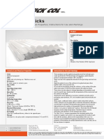 A037 Glue Sticks: Product, Chemical and Physical Properties, Instructions For Use and Warnings