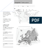 Teste de Avaliação 7.º Ano (Versão B) (2.º Período)