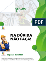 Treinamento para Trabalho em Altura