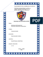 Analisis Pensamiento Precursores Reformistas y Separatistas