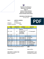 Individual Teaching Load New