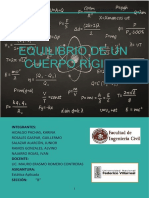 Equilibrio de Un Cuerpo Rígido - G4 INFORME