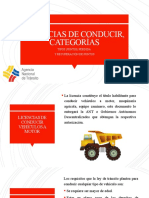 Licencias de Conducir, Categorías