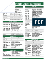 ?excel Shortcuts? (Version - 3)