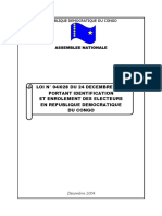 Loi Portant Identification 2004