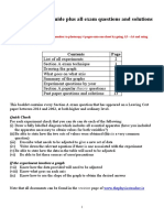 Section A Questions and Solutions