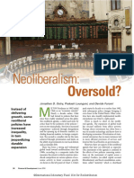 Neoliberalism:: Oversold?