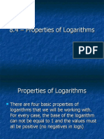 Properties of Logarithms