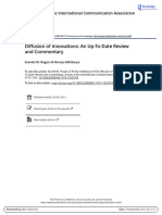 Diffusion of Innovations - An Up-To-Date Review (Rogers1979)