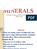 Minerals and Rocks