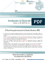 Ciencia Del Clima e Introducción Al Cambio Climático