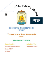 Chemistry Investigatory Project