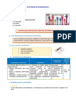 D3 A1 SESION Leemos para Informarnos Sobre Los Derechos Humanos.