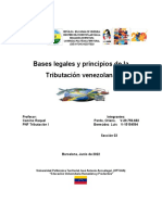 Bases Legales de La Tributacion