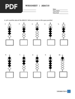 Worksheet Abacus