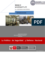 Politica de Seguridad de Defensa Nacional