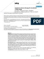 BMC Psychiatry: Implementation of Outpatient Schema Therapy For Borderline Personality Disorder: Study Design