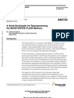 A Serial Bootloader For Reprogramming The MC9S12DP256 FLASH Memory