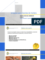 Clase 3 - Tecnología Del Hormigón-Mezclas de Mortero