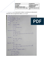 Tarea 1 Unidad No.4 Medidas de Dispersión