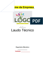 Laudo Técnico - Máquinas Pesadas