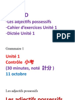 Grammaire 1 - UNITE 1D (4 Oct. 2022)