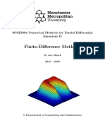 Finite Difference Methods Notes