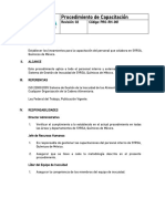 PRO-RH-001 - Procedimiento de Capacitación