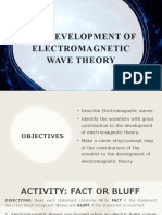 The Development of Electromagnetic Wave Theory