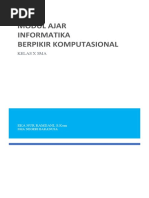 Modul Ajar Informatika 1 - Berpikir Komputasional