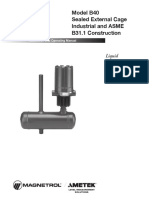 46-602 Model B40 Liquid Level Switch