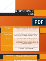 Parts and Functions of Cells