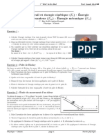 Série Travail Et Énergie Cinétique Prof Alaoui - 110202