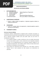 Guia #8 Estructura Selectiva Multiple