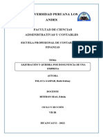 Liquidacion y Quiebra Por Insolvencia