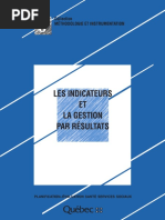 Indicateur Selon Les Résultats