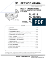 Service Manual Sharp AL1215 - 1530cs - 1540cs - 1551cs