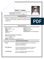 Cagatan Resume