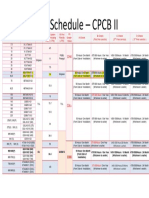 Service Schedule CPCB2