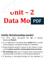 Unit-2 Data Models