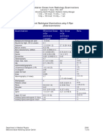 Typical Radiation Doses