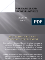 CH # 6 Human Resources and Economic Development P 1