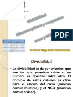 Divisibilidad, Números Primos y Compuestos, MCM y MCD - Álgebra Superior Aplicada - 23-1