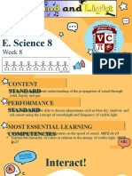 Week 8 - Sound and Light