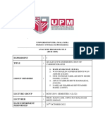 Analysis Biomolecule Lab Report