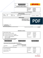 Shipment Details: 3 8 7 2 6 1 0 1 2 5 Inbound Charges Invoice