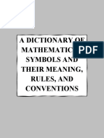 Basic Mathematical Symbols