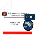 United States Marine Corps - Full Spectrum Cyberspace Operations Panel - IT Day. Released July 29, 2011