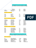 Metric Conversion