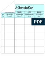 STAR Observation Chart